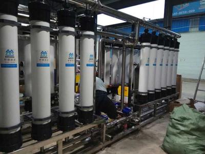 50吨矿泉水设备组装现场